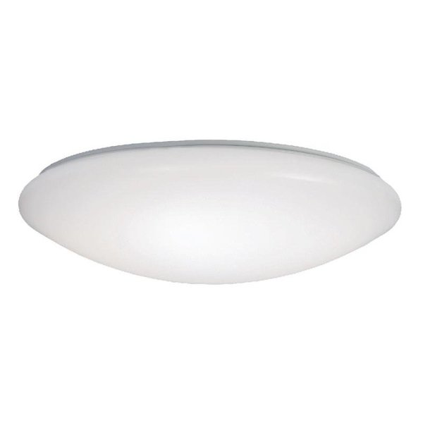 Metalux Round Flush Mount Ceiling Light, 120 V, 328 W, LED Lamp, 2500 Lumens Lumens, Steel Fixture FM19WRCCR